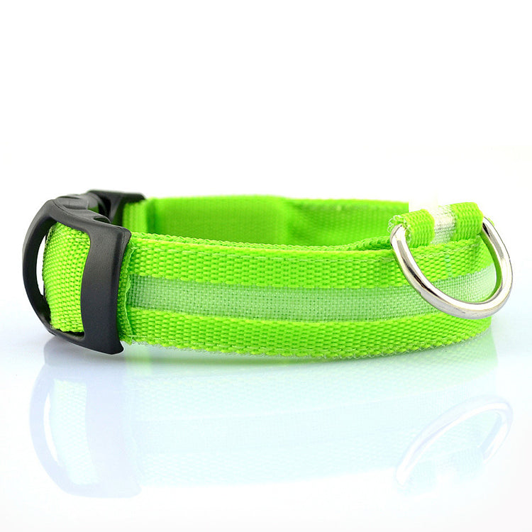 GlowGuard™ – USB Rechargeable LED Dog Collar