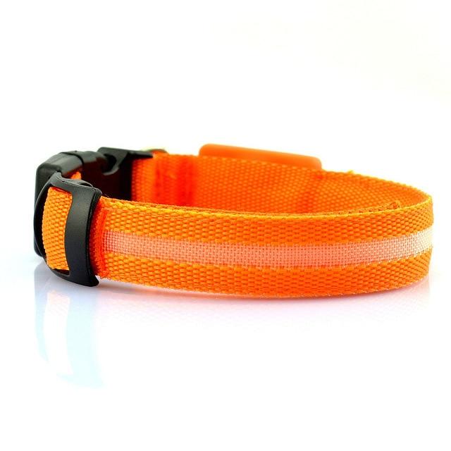 GlowGuard™ – USB Rechargeable LED Dog Collar