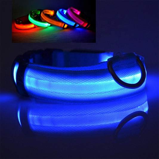 GlowGuard™ – USB Rechargeable LED Dog Collar